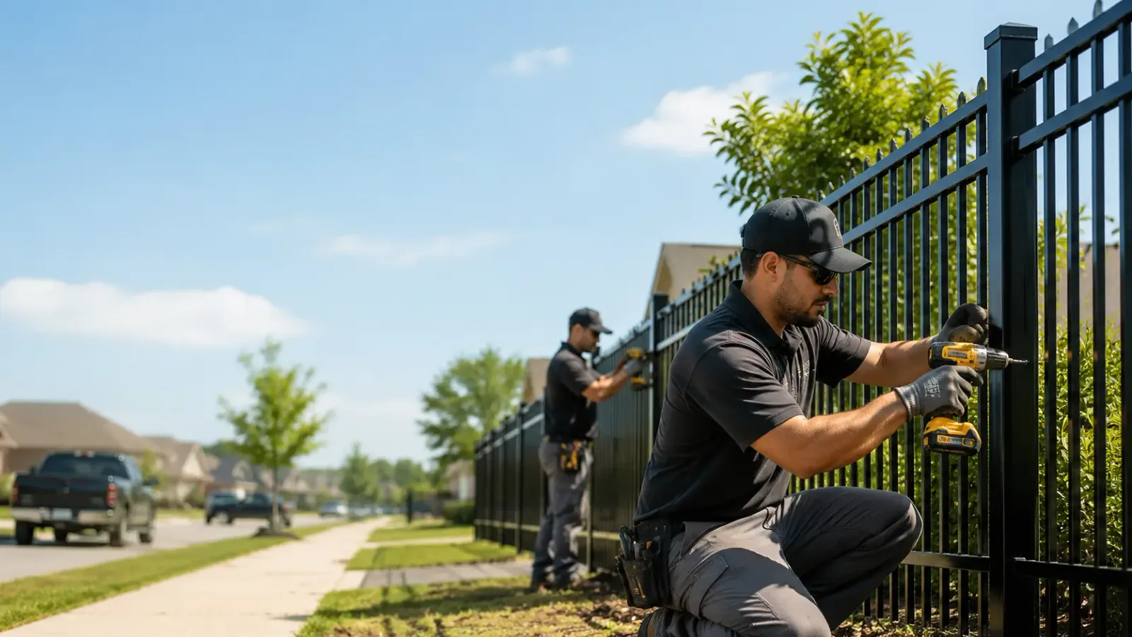 Metal Fence Installation in Rockville, MN